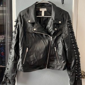 Faux Leather Jacket